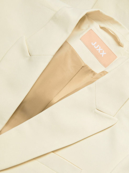Jack & Jones Mary Blazer Γυναικείο Σακάκι Ιβουάρ