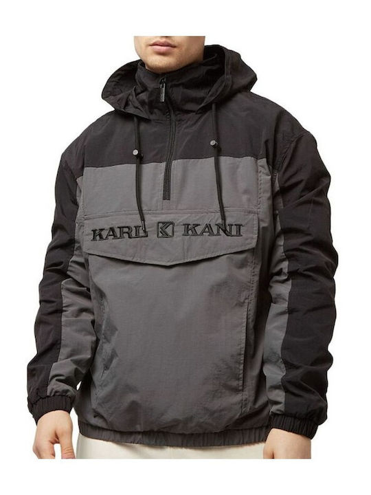 Karl Kani Retro Men's Winter Jacket Windproof Black