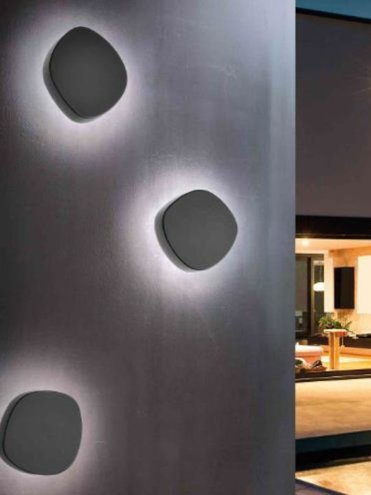 Zafferano Wall-Mounted Outdoor Lighting LED 7W 3000K 12.4x13.3x4.9cm Zafferano Wall-Mounted Outdoor Lighting LED 7W 3000K 12.4x13.3x4.9cm