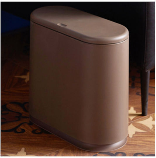 Shally Dogan Plastic Bathroom Basket 9lt Brown