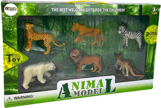 Lean Toys Африка Уайлдлайф Миниатюри За Игри За Възраст 3+ Години