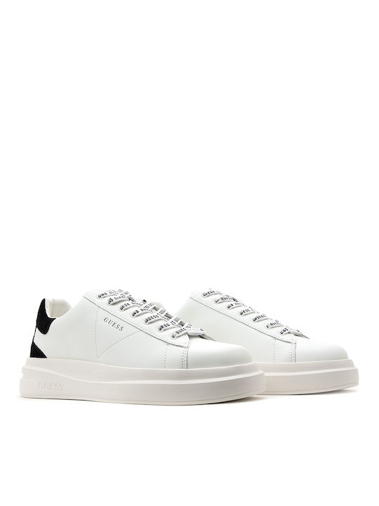 Guess Elba Carryover Bărbați Sneakers White Black