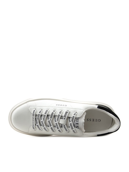 Elba Carryover Flatforms Sneakers White Black