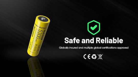 NiteCore NL2153HP Презареждаща батерия 21700 Li-ion 5300mAh 3.6V 1бр