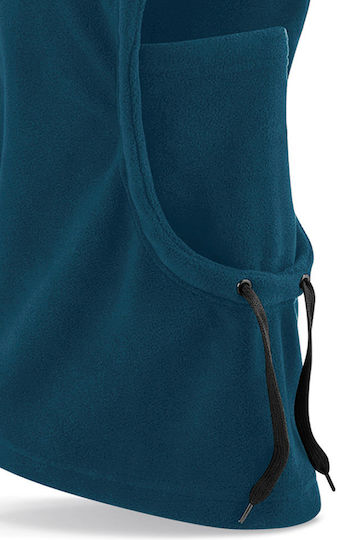 Full Face Unisex Fleece Σκούφος Πλεκτός σε Τιρκουάζ χρώμα