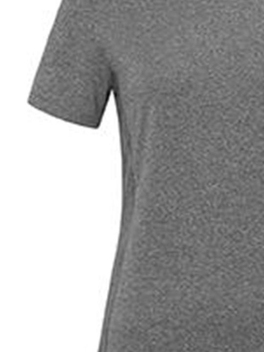 Stedman Race Γυναικείο Διαφημιστικό T-shirt Κοντομάνικο Grey Heather