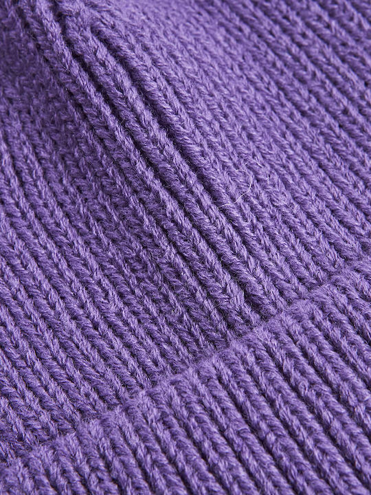 Verde Beanie Beanie Knitted in Purple color