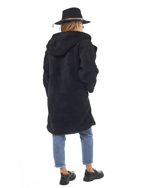 Scurtă Blană de damă Black