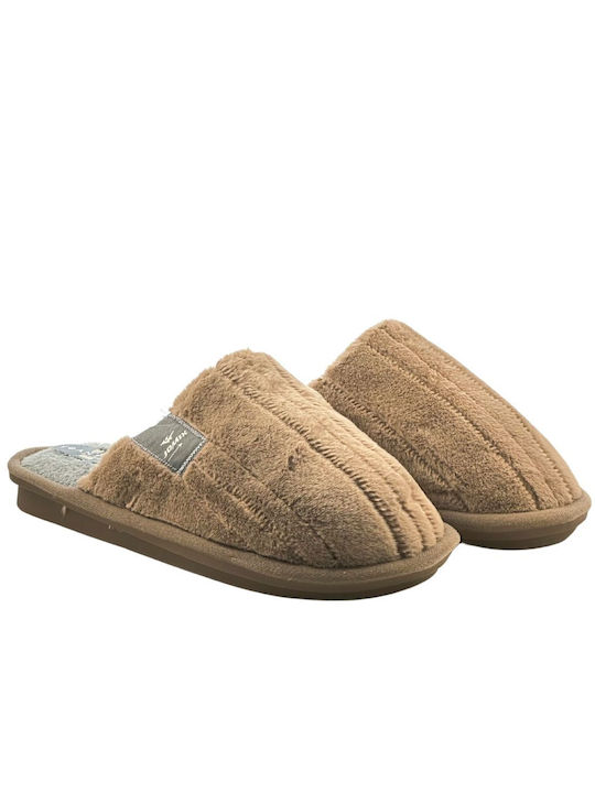 Yfantidis Men's Slipper Brown