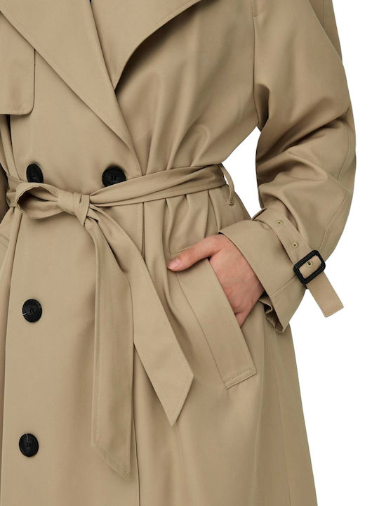 Chloe Women's Tannin Beige Trench Coat