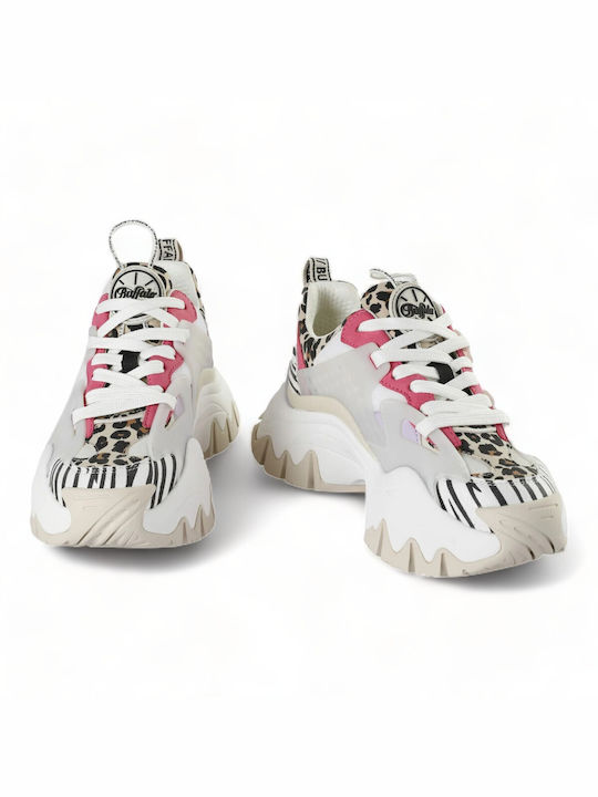 Buffalo Trail One Sneakers Animal Mix / Cream / Magenta