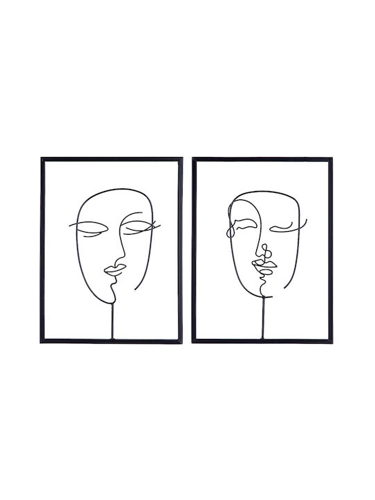 ArteLibre Metallic Photo Frame with Black Frame