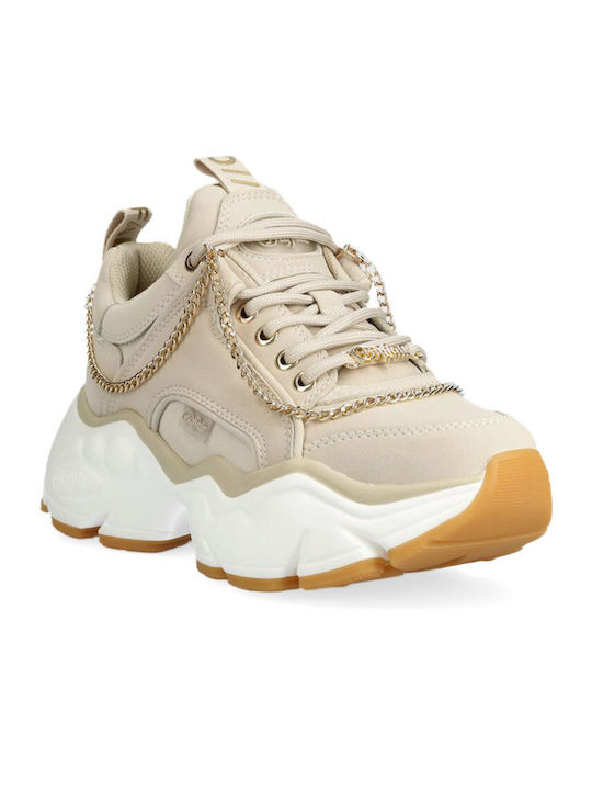 Buffalo Binary Chain Damen Chunky Sneakers Cream / Gold