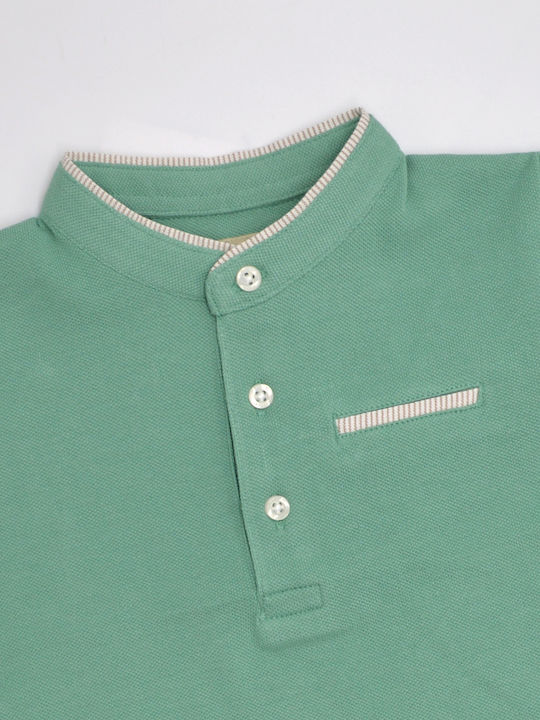 Mayoral Kids Polo Short Sleeve Turquoise