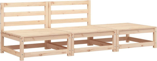 Garten- und Outdoor-Möbelset 2 Stück Massives Kiefernholz Garten- und Outdoor-Möbelset 2 Stück Massives Kiefernholz
