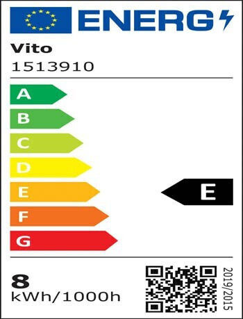 Vito Tools Λάμπα LED 8W για Ντουί E27 και Σχήμα ST64 Θερμό Λευκό 880lm Dimmable