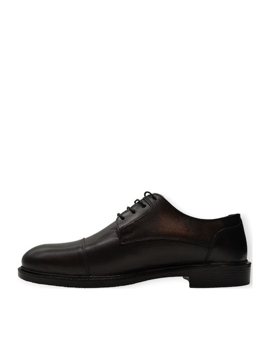 Leder Herren Freizeitschuhe Anatomisch Schwarz