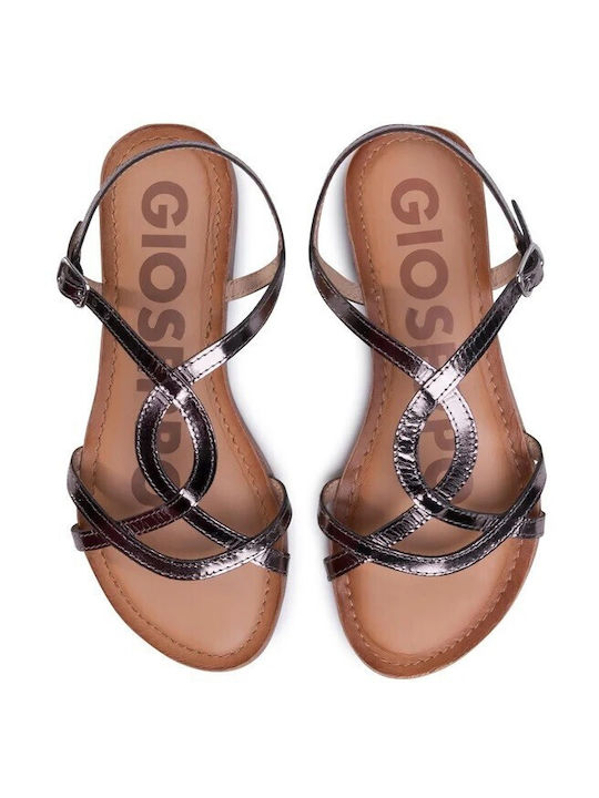 Gioseppo Navassa Damen Flache Sandalen in Gray Farbe