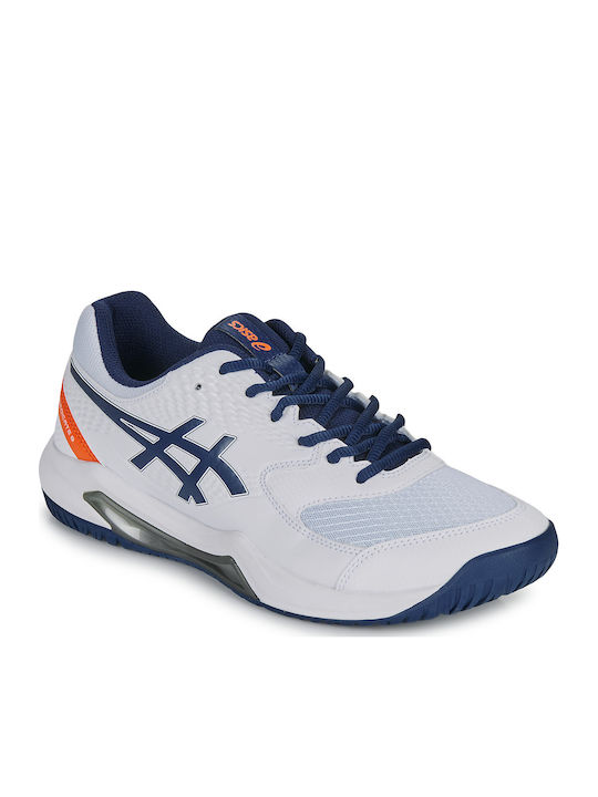 ASICS Gel-dedicate 8 Ανδρικά Παπούτσια Τένις για Όλα τα Γήπεδα Λευκά