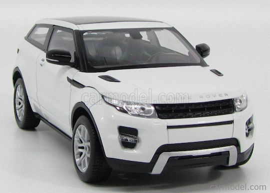 Welly Land Rover Range Evoque Φιγούρα Μοντελισμού Αυτοκίνητο Λευκή σε Κλίμακα 1:24