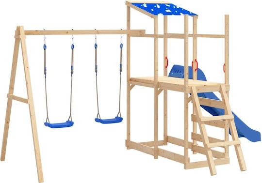 vidaXL Plastic Hanging Swing Blue