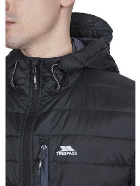 Packaway Χειμωνιάτικο Μπουφάν Puffer Μαύρο