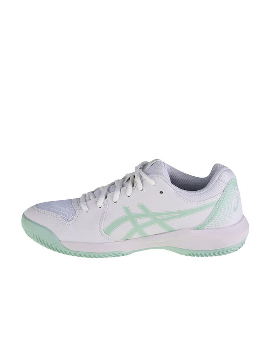 ASICS Gel Dedicate 8 Γυναικεία Παπούτσια Τένις για Χωμάτινα Γήπεδα Λευκά