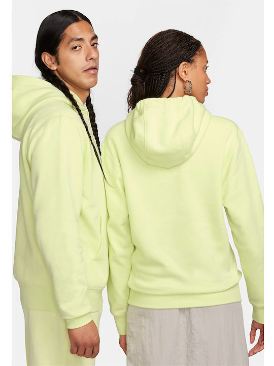 Nike Men's Sweatshirt with Hood yellow
