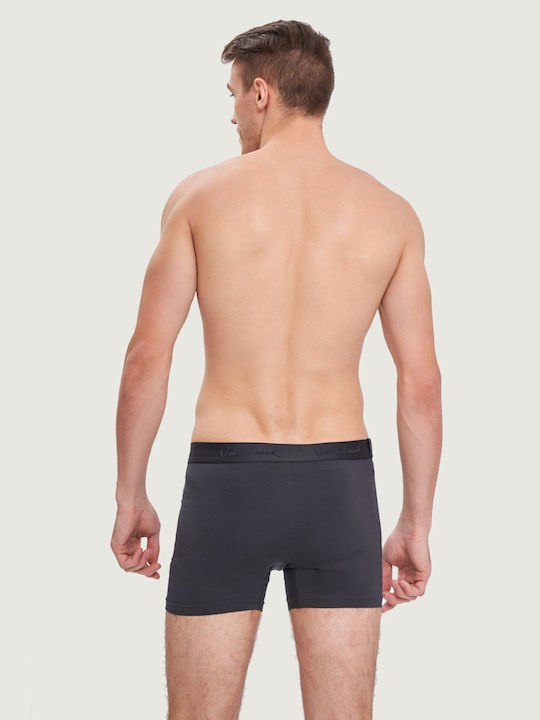 John Frank Men's Boxer Anthracite