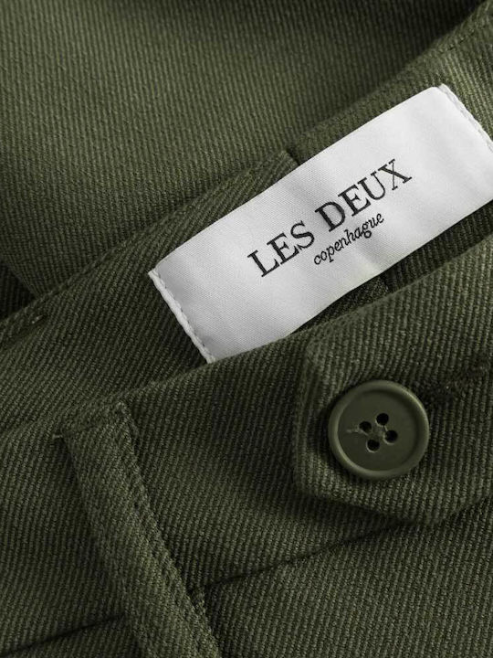 Men's Trousers  Elastic Olive Night Melange