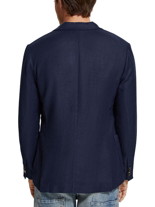 Scotch & Soda Men's Summer Suit Jacket Navy Blue