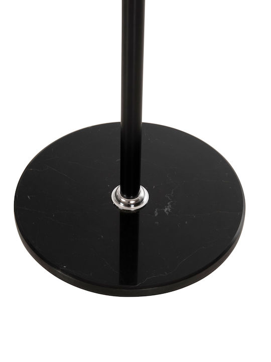 HomeMarkt Metallic Coat Rack Black 37x37x175cm