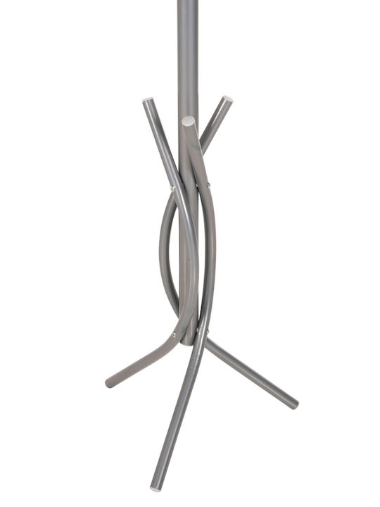 HomeMarkt Cuiere de podea Metal Argintiu 41x41x176cm