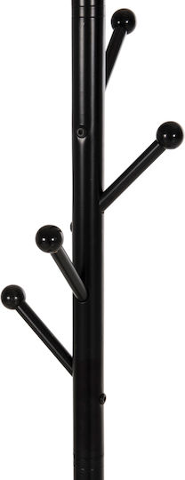 Freebox Metallic Coat Rack Black 37x37x175cm