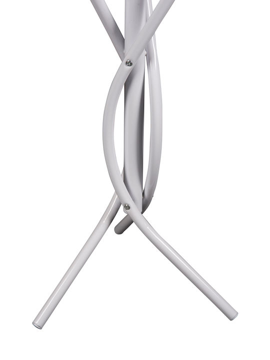 Freebox Καλόγερος Μεταλλικός Λευκός 41x41x176cm