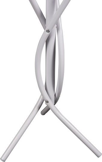 Freebox Metallic Coat Rack White 41x41x176cm