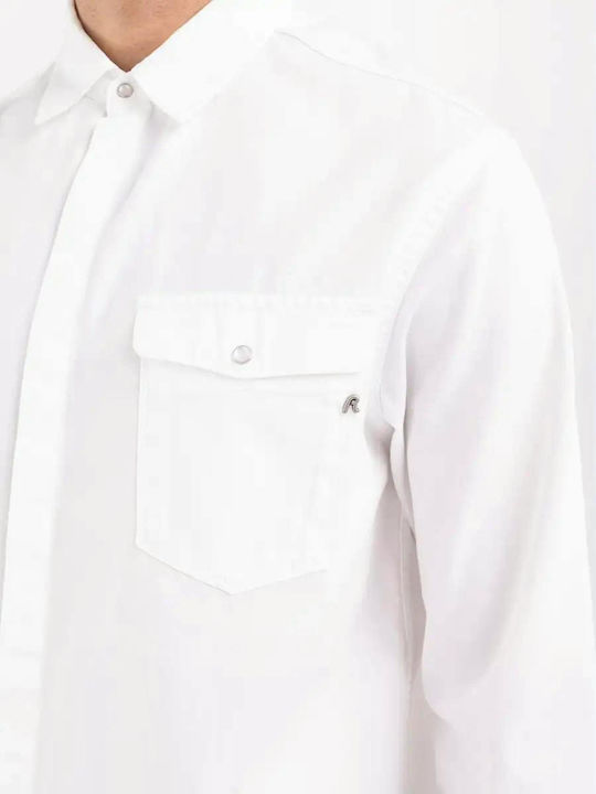 Replay Τζιν Πουκάμισο Λευκο