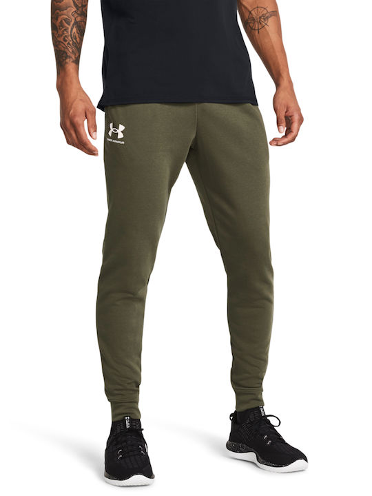 Terry Rival Sweatpants with Elastic Khaki