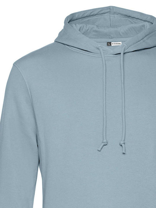 B&C Men's Long Sleeve Promotional Sweatshirt Light Blue