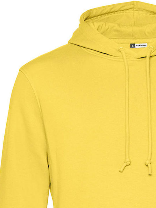 B&C Men's Long Sleeve Promotional Sweatshirt Yellow