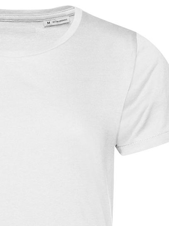 B&C E150 Women's Short Sleeve Promotional T-Shirt White TW02B-001