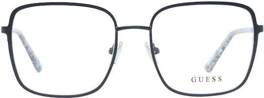Guess Metal Eyeglass Frame Black GU2914 002