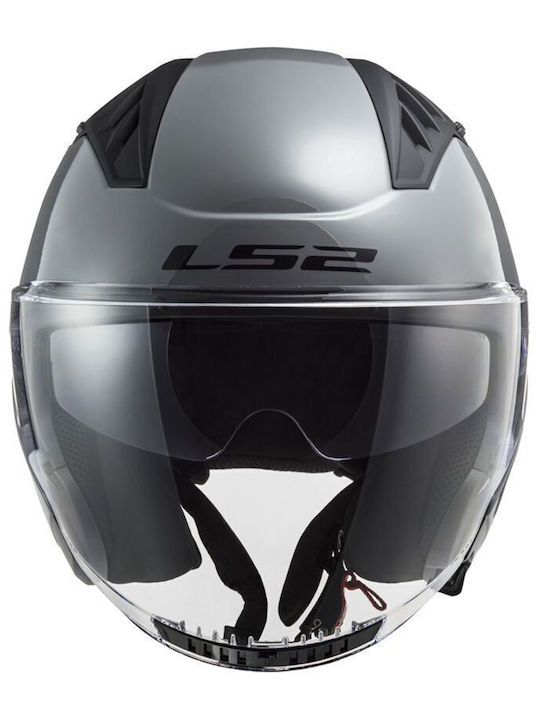 LS2 OF600 Copter II Nardo Grey Motorradhelm Jet ECE 22.06 1250gr