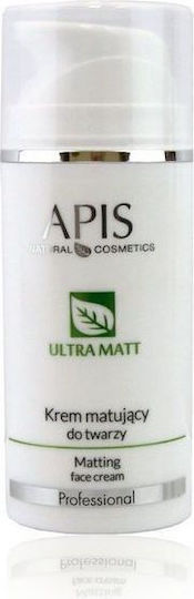 Apis Natural Cosmetics Ultra Matt Crema de Față de Zi împotriva Acnee cu Acid Hialuronic & Aloe Vera 100ml