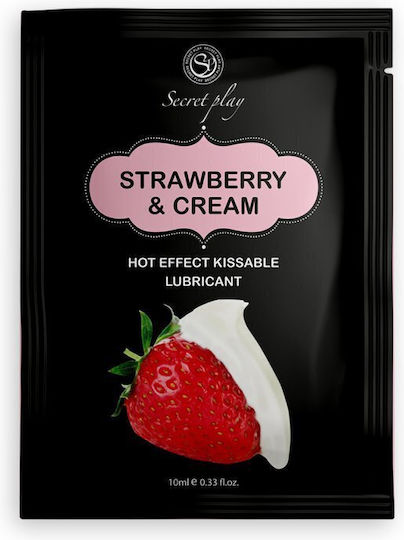 Secretplay Single Dose Lubricant Λιπαντικό Strawberry & Cream 10ml