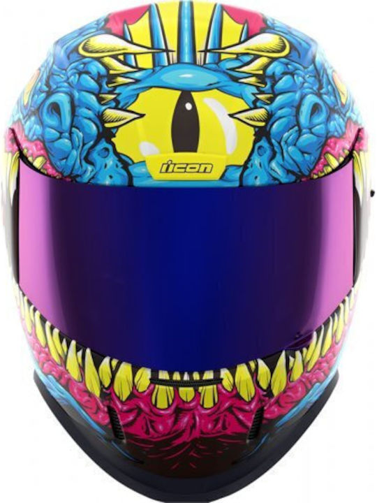 Icon Airform Full Face Helmet with Sun Visor ECE 22.06 Kryola Kreep