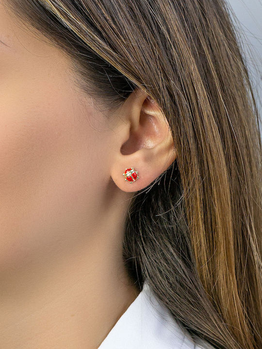 Kiriakos Gofas Kids Earrings Studs from Gold 9K