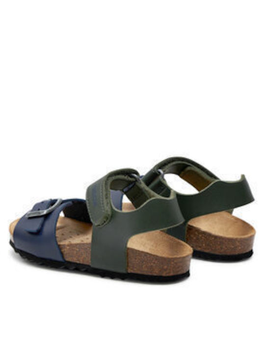 Geox Παιδικά Πέδιλα B Sandal Chalki Πράσινα