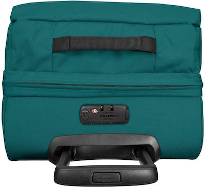 Eastpak Tranverz S Cabin Travel Bag Peacock Green with 4 Wheels Height 51cm