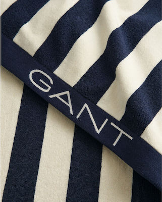 Gant Strandtuch Baumwolle Blau 180x100cm.